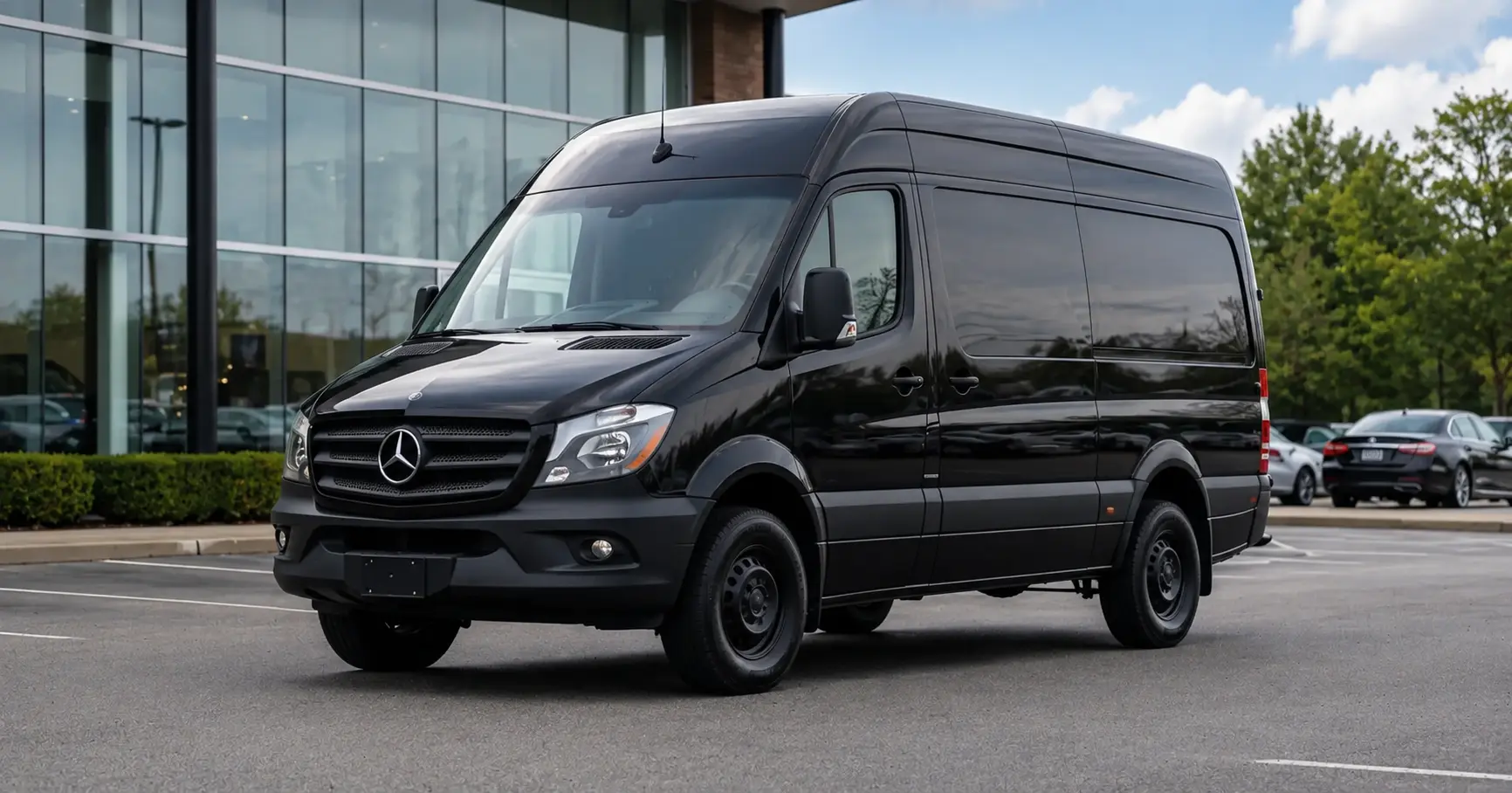 Mercedes-Benz Sprinter van for group and corporate transportation in Denver